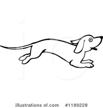 Royalty-Free (RF) Dog Clipart Illustration by Prawny Vintage - Stock Sample #1180228