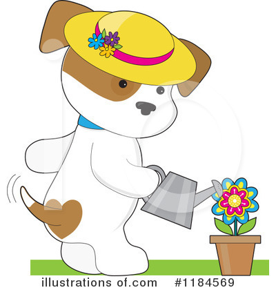 Royalty-Free (RF) Dog Clipart Illustration by Maria Bell - Stock Sample #1184569