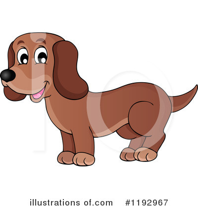 Royalty-Free (RF) Dog Clipart Illustration by visekart - Stock Sample #1192967