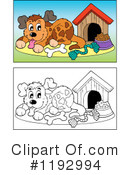 Dog Clipart #1192994 by visekart