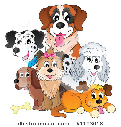 Royalty-Free (RF) Dog Clipart Illustration by visekart - Stock Sample #1193018