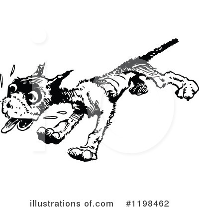 Royalty-Free (RF) Dog Clipart Illustration by Prawny Vintage - Stock Sample #1198462