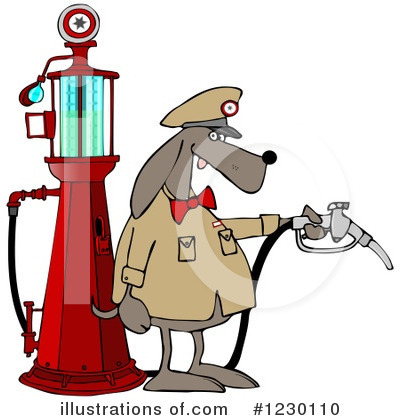 Royalty-Free (RF) Dog Clipart Illustration by djart - Stock Sample #1230110