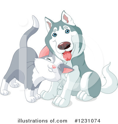 Royalty-Free (RF) Dog Clipart Illustration by Pushkin - Stock Sample #1231074