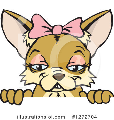 Chihuahua Clipart #1272704 by Dennis Holmes Designs