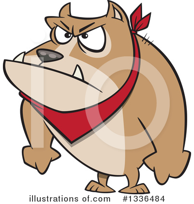 Pit Bull Clipart #1336484 by toonaday