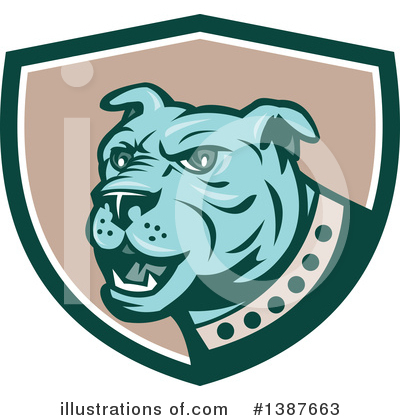 Royalty-Free (RF) Dog Clipart Illustration by patrimonio - Stock Sample #1387663