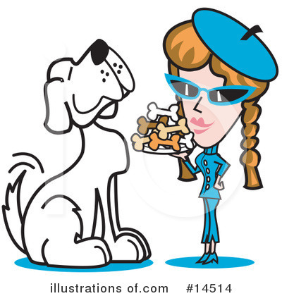 Royalty-Free (RF) Dog Clipart Illustration by Andy Nortnik - Stock Sample #14514