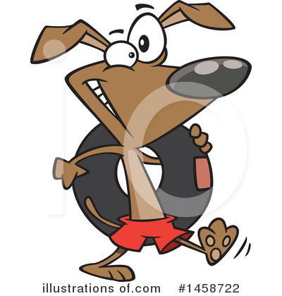 Royalty-Free (RF) Dog Clipart Illustration by toonaday - Stock Sample #1458722