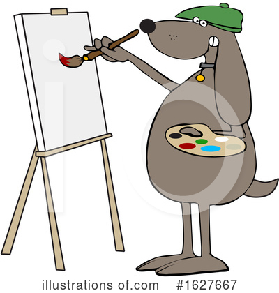 Dogs Clipart #1627667 by djart