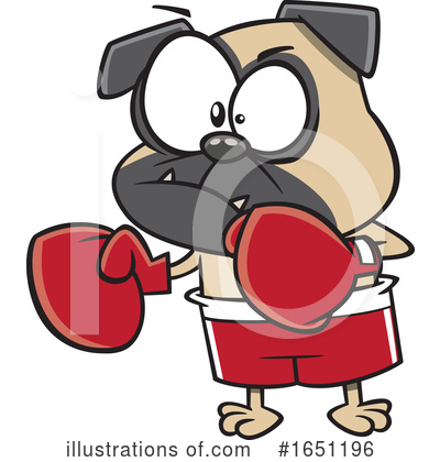 Royalty-Free (RF) Dog Clipart Illustration by toonaday - Stock Sample #1651196