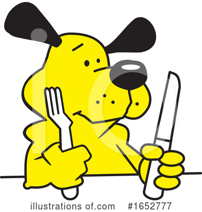Royalty-Free (RF) Dog Clipart Illustration by Johnny Sajem - Stock Sample #1652777