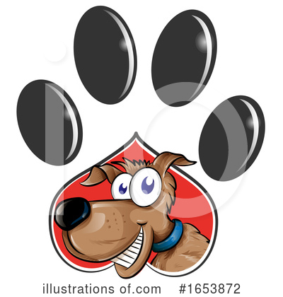 Royalty-Free (RF) Dog Clipart Illustration by Domenico Condello - Stock Sample #1653872