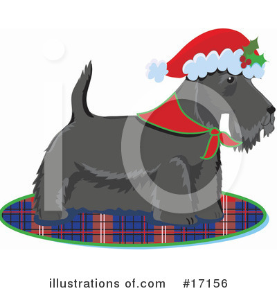 Scottish Terrier Clipart #17156 by Maria Bell