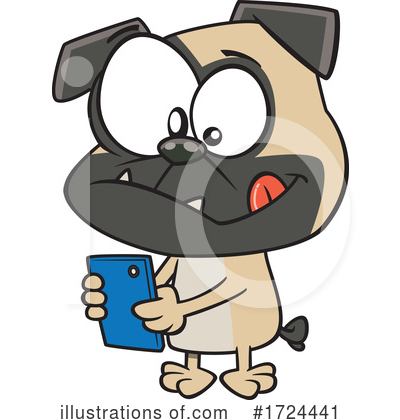 Cell Phones Clipart #1724441 by toonaday