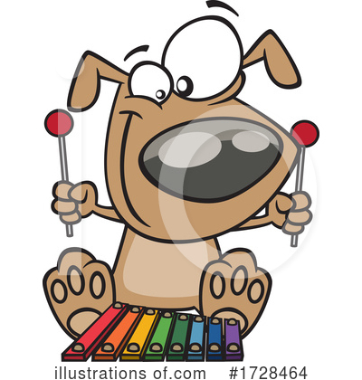 Royalty-Free (RF) Dog Clipart Illustration by toonaday - Stock Sample #1728464