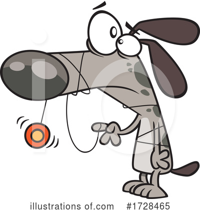 Royalty-Free (RF) Dog Clipart Illustration by toonaday - Stock Sample #1728465