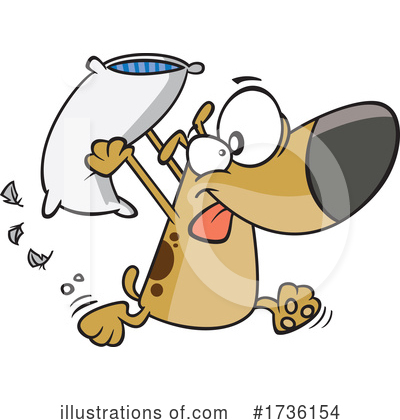Royalty-Free (RF) Dog Clipart Illustration by toonaday - Stock Sample #1736154