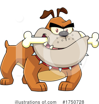 Bulldog Clipart #1750728 by Hit Toon