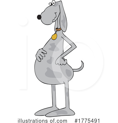 Royalty-Free (RF) Dog Clipart Illustration by djart - Stock Sample #1775491