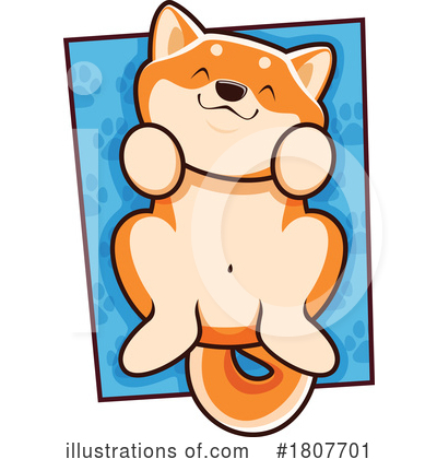 Shiba Inu Clipart #1807701 by Vector Tradition SM