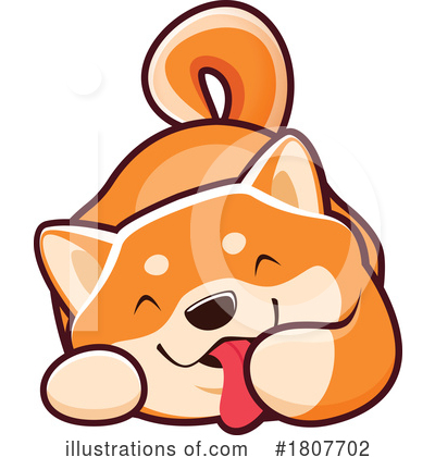 Shiba Inu Clipart #1807702 by Vector Tradition SM