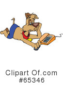 Dog Clipart #65346 by Dennis Holmes Designs