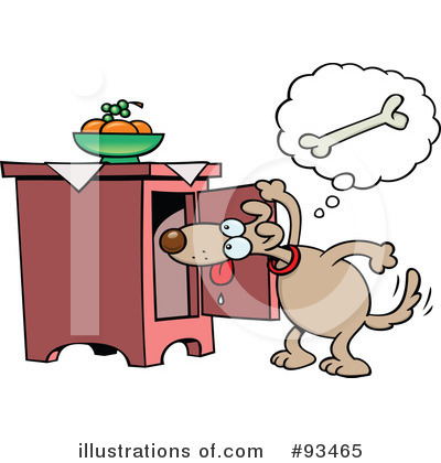 Royalty-Free (RF) Dog Clipart Illustration by gnurf - Stock Sample #93465
