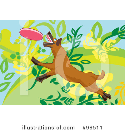 Royalty-Free (RF) Dog Clipart Illustration by mayawizard101 - Stock Sample #98511