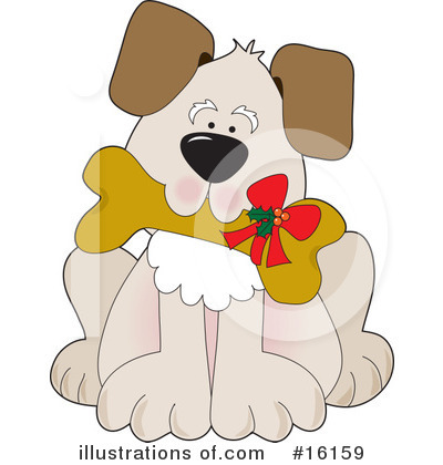 Dog Bone Clipart #16159 by Maria Bell