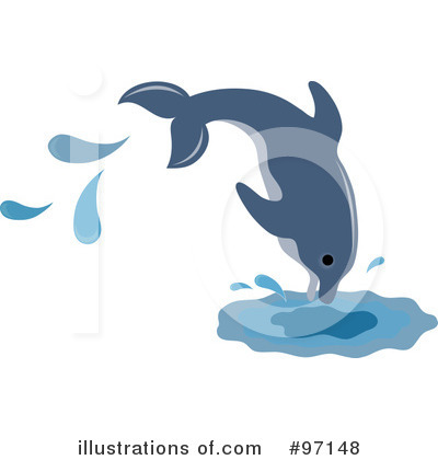 Dolphin Clipart #97148 by Pams Clipart