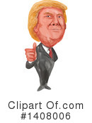 Donald Trump Clipart #1408006 by patrimonio
