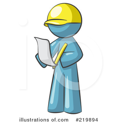 Royalty-Free (RF) Draftsman Clipart Illustration by Leo Blanchette - Stock Sample #219894