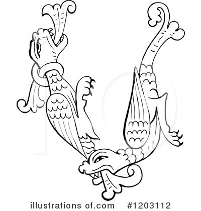 Dragon Clipart #1203112 by Prawny Vintage