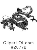 Dragon Clipart #20772 by AtStockIllustration