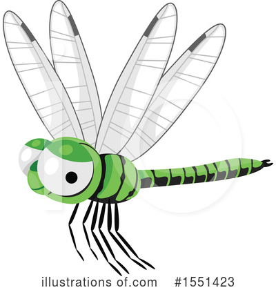 Royalty-Free (RF) Dragonfly Clipart Illustration by BNP Design Studio - Stock Sample #1551423