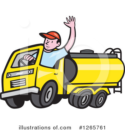 Royalty-Free (RF) Driver Clipart Illustration by patrimonio - Stock Sample #1265761