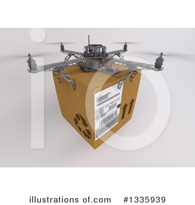 Royalty-Free (RF) Drone Clipart Illustration by KJ Pargeter - Stock Sample #1335939