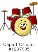 Drums Clipart #1237905 by Vector Tradition SM