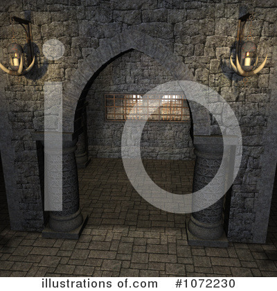 Dungeon Clipart #1072103 - Illustration by Ralf61