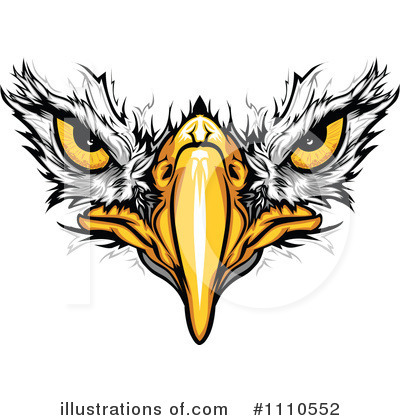 Royalty-Free (RF) Eagle Clipart Illustration by Chromaco - Stock Sample #1110552