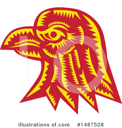 Royalty-Free (RF) Eagle Clipart Illustration by patrimonio - Stock Sample #1487528