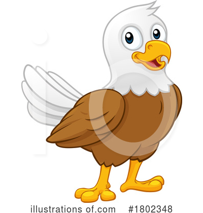 American Eagle Clipart #1802348 by AtStockIllustration