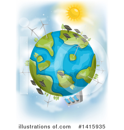 Solar Power Clipart #1415935 by BNP Design Studio