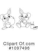 Easter Bunny Clipart #1097496 by Pushkin