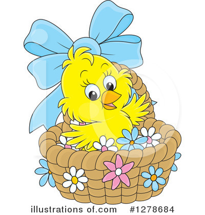 Royalty-Free (RF) Easter Chick Clipart Illustration by Alex Bannykh - Stock Sample #1278684