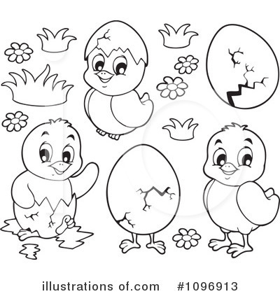Easter Chick Clipart #1096913 by visekart