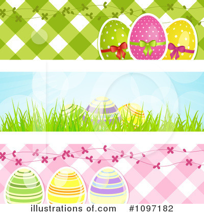 Easter Eggs Clipart #1097182 by elaineitalia