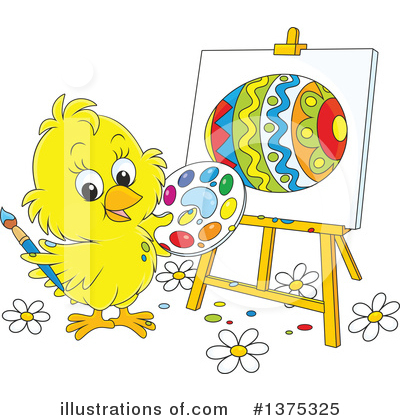 Easter Chick Clipart #1375325 by Alex Bannykh