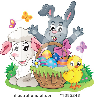 Royalty-Free (RF) Easter Clipart Illustration by visekart - Stock Sample #1385248